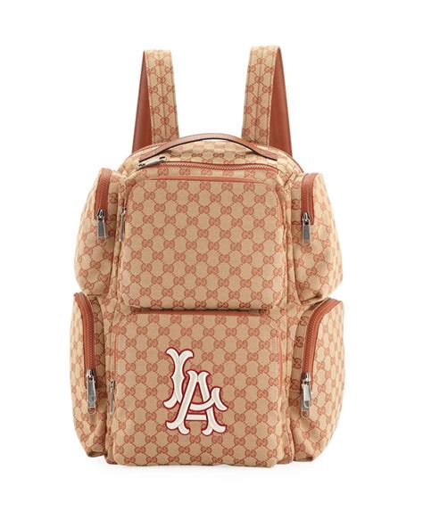 gucci mlb backpack.